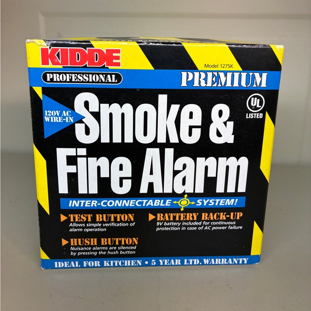 Kidde Professional Smoke And Fire Alarm Model #1275K Premium Brand New